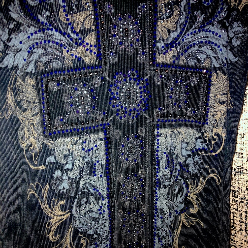 Grungie jeweled long sleeve.